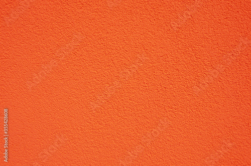 texture of painted orange wall background