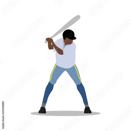 Canvas Print baseball player