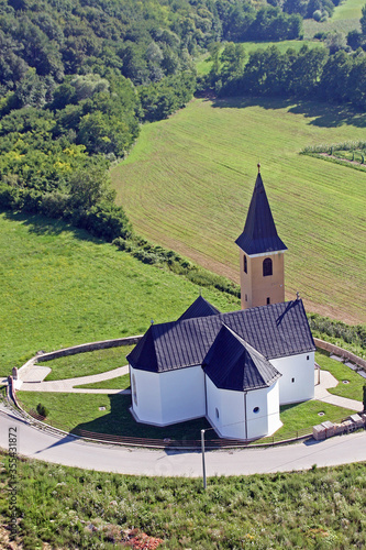 Parish Church of the Holy Trinity in Radoboj, Croatia photo