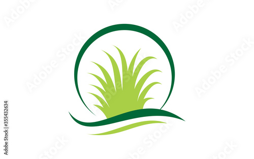 Lawn Services  logo design template for your business