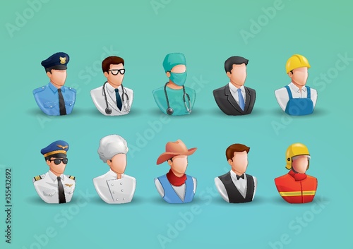 collection of people and occupations