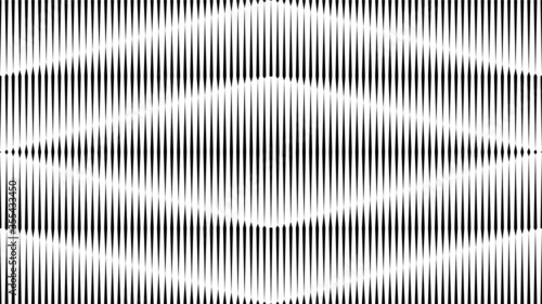Abstract Black Striped Background . Vector