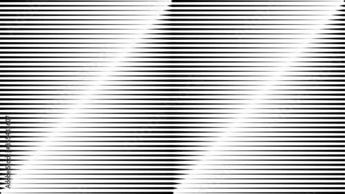 Abstract Black Striped Background . Vector
