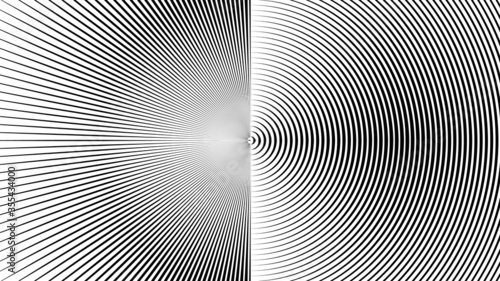 Abstract Black Striped Background . Vector