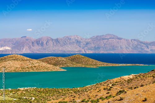 A view of Kalydon Island, Crete, Greece