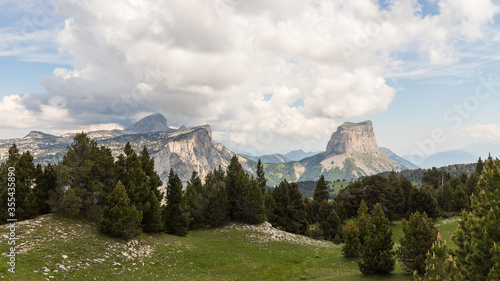 Mountain hike on the Vercors Highlands, France