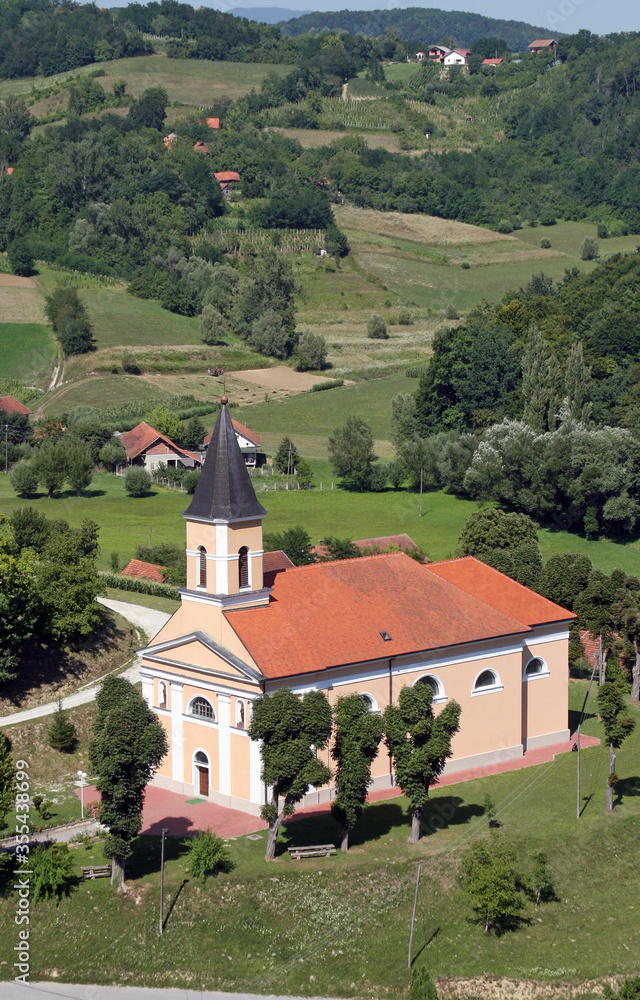 Parish Church of St. Leopold Mandic in Orehovica, Croatia