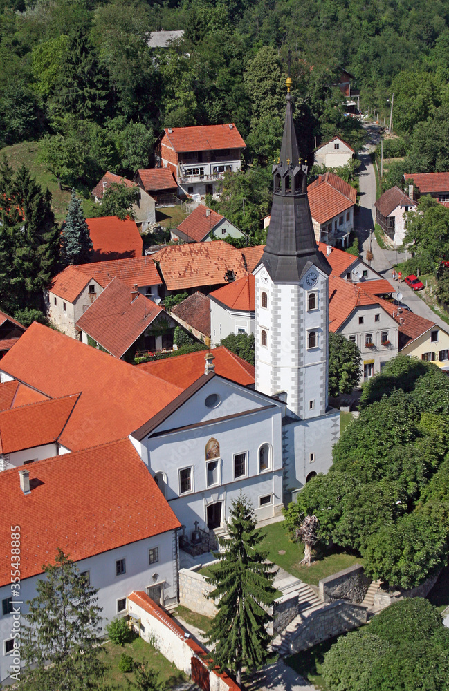 Parish Church of the Assumption of the Virgin Mary and Franciscan Monastery in Klanjec, Croatia