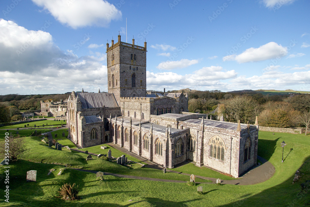 St Davids Cathedral is situated in St Davids in the county of Pembrokeshire, on the most westerly point of Wales - UK