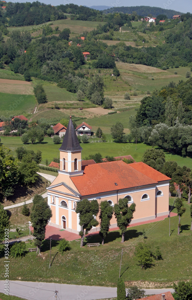Parish Church of St. Leopold Mandic in Orehovica, Croatia