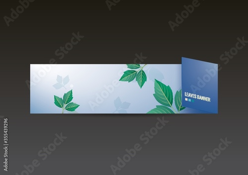 leaves banner