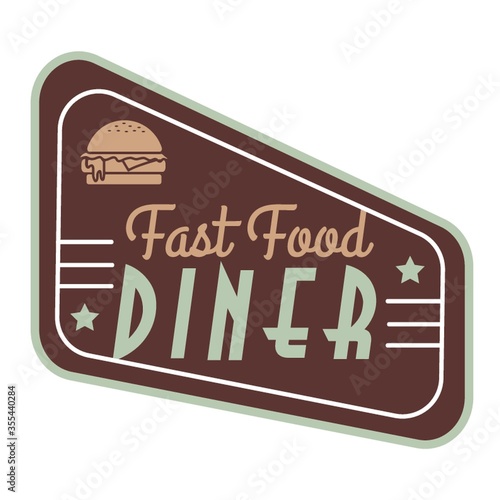 retro store sign