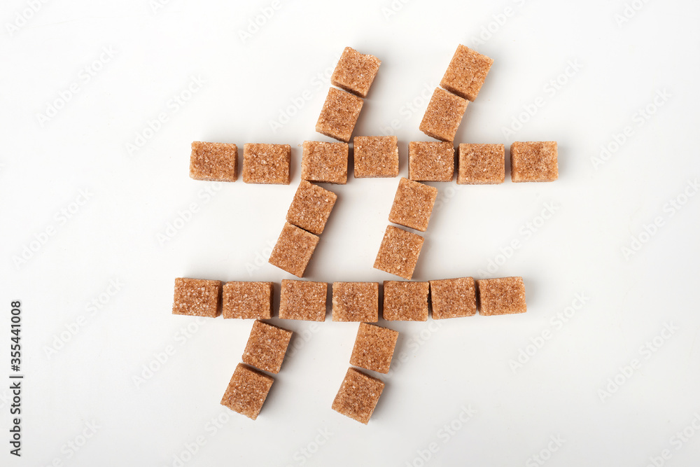 brown sugar figures on a white background brown sugar figures on a white background