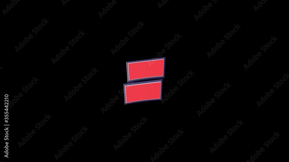 Equal Mathematic Comic Symbol, with Alpha Matte, Loop, 4k
Equal Mathematic Comic Symbol, with Alpha Matte, Loop, 4k