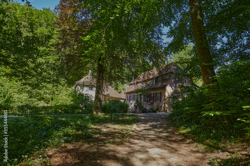 Ermitage Arlesheim, Landschaftsgarten in einem kleinen malerischen Tal nähe Basel.