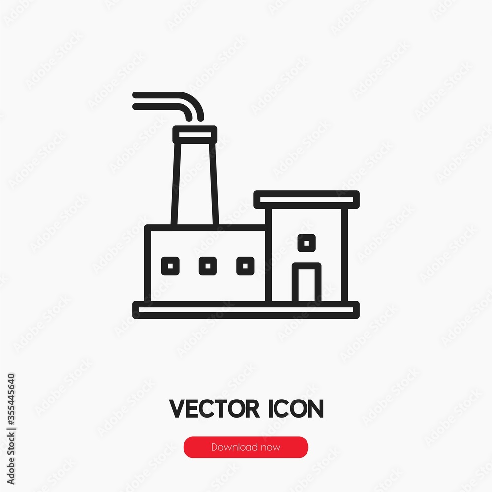 factory icon vector sign symbol factory icon vector sign symbol