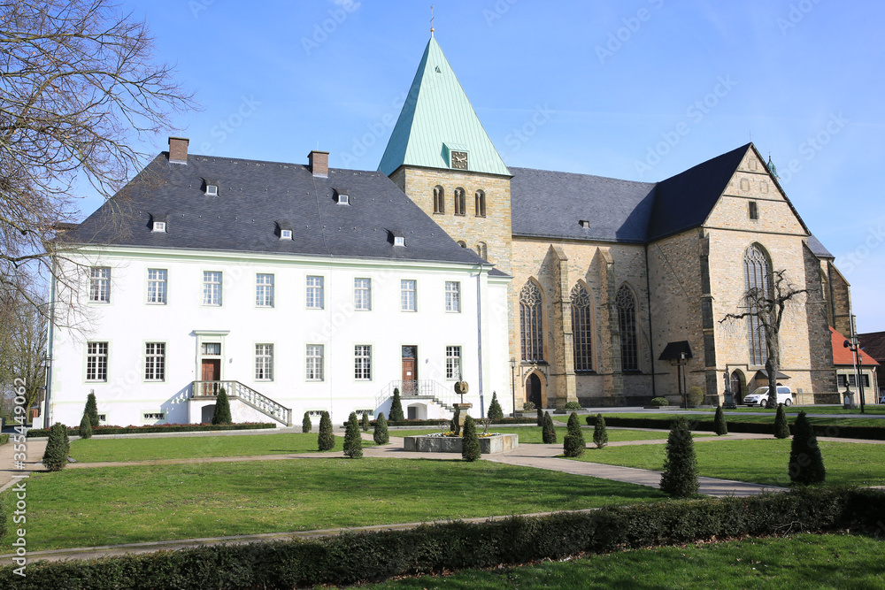 Historic Liesborn Abbey near Wadersloh in Westphalia, Germany