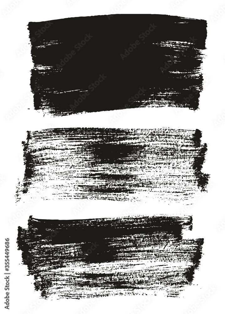 Flat Paint Brush Thin Long Background High Detail Abstract Vector Background Set Flat Paint Brush Thin Long Background High Detail Abstract Vector Background Set