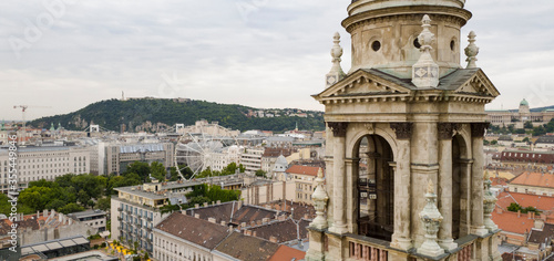 Budapest from a birds eye viewpoint St. Stephen's Basilica © onegoa
