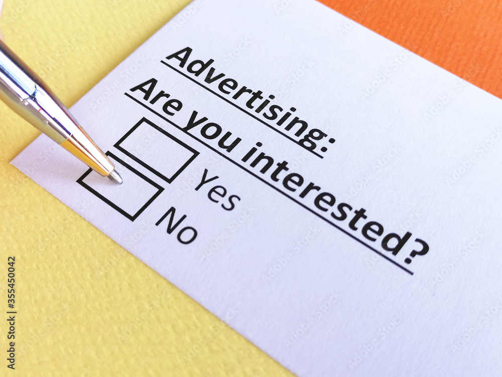 Fototapeta premium Questionnaire about industry