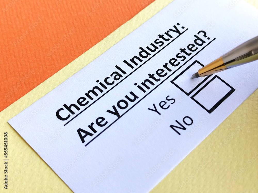 Obraz premium Questionnaire about industry