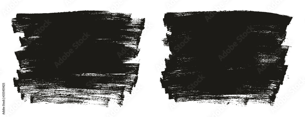 Flat Paint Brush Thin Long Background High Detail Abstract Vector Background Set Flat Paint Brush Thin Long Background High Detail Abstract Vector Background Set