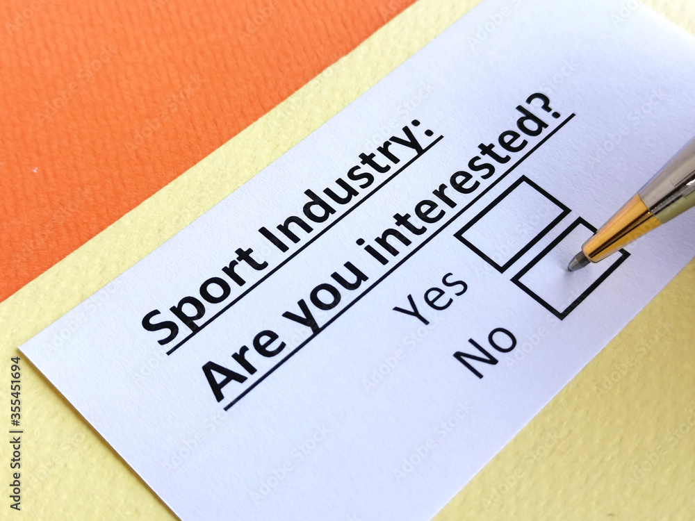 Obraz premium Questionnaire about industry