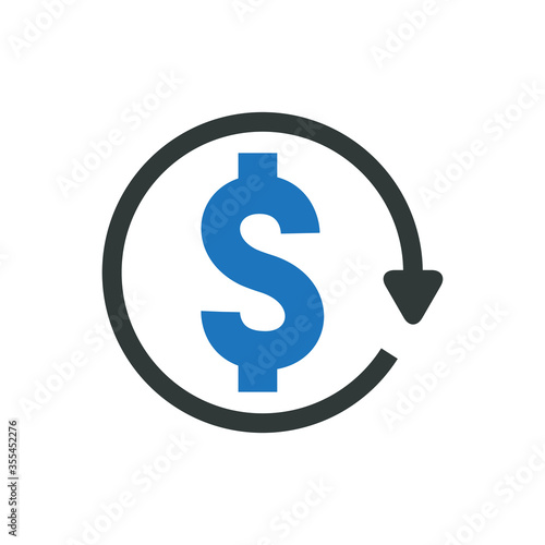 Money investment icon