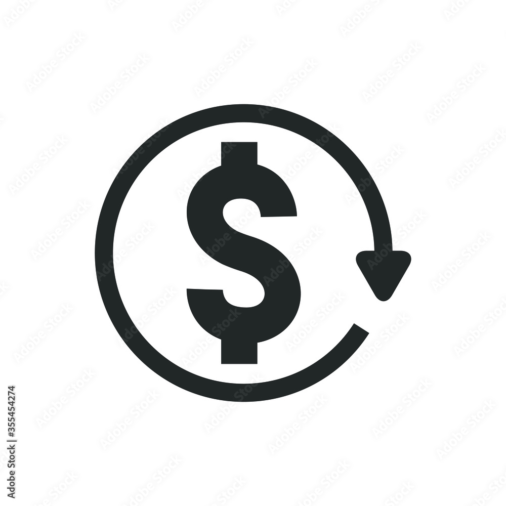 Money investment icon