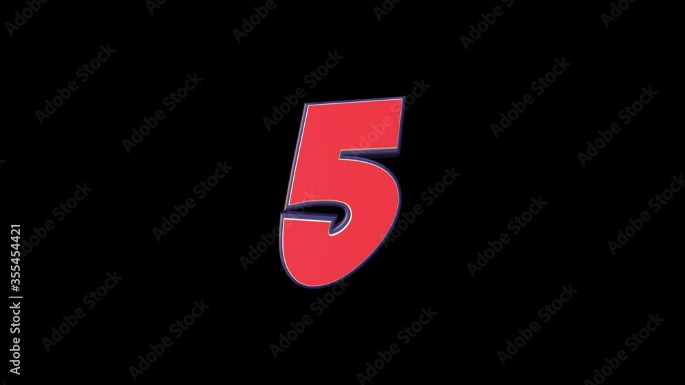 5, Five Number Comic Number, with Alpha Matte, Loop, 4k
5, Five Number Comic Number, with Alpha Matte, Loop, 4k