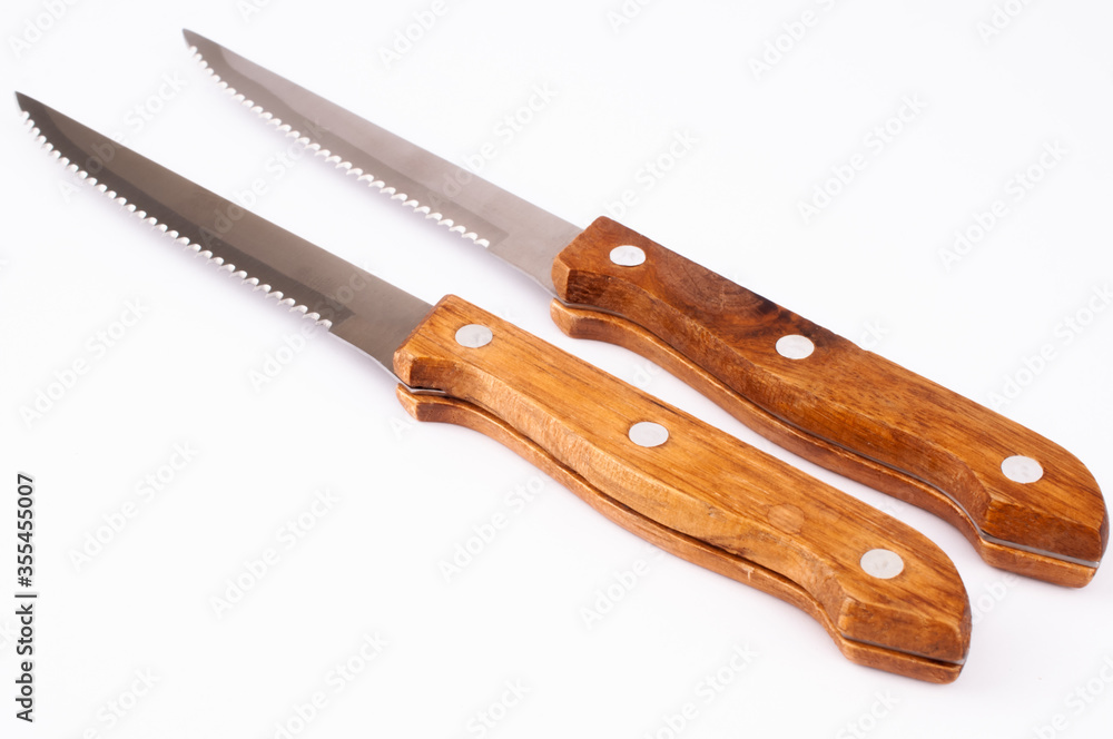 Isolated chef's kitchen knife. Sharp...do not touch! Isolated chef's kitchen knife. Sharp...do not touch!
