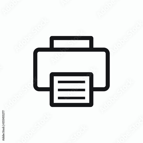 Free Download printer icon vector - GFXLoad