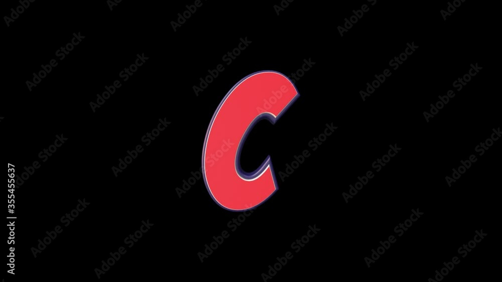 C Alphabet Comic Letter, with Alpha Matte, Loop, 4k
C Alphabet Comic Letter, with Alpha Matte, Loop, 4k