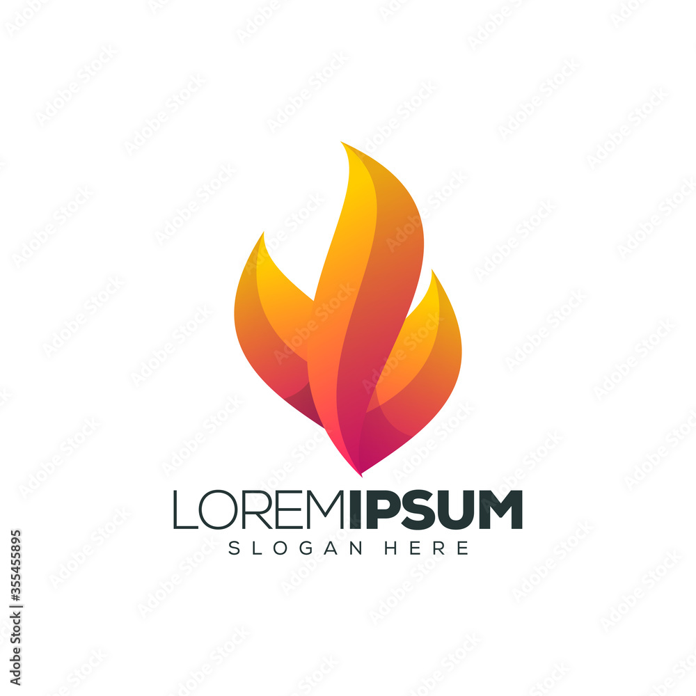 fire logo design vector illustration fire logo design vector illustration