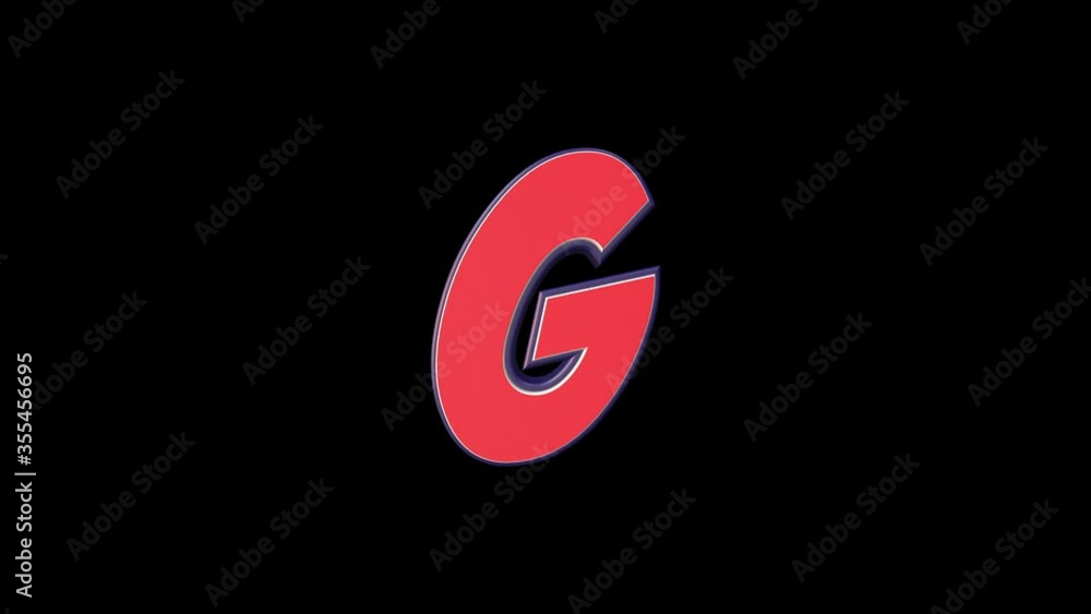 G Alphabet Comic Letter, with Alpha Matte, Loop, 4k
G Alphabet Comic Letter, with Alpha Matte, Loop, 4k