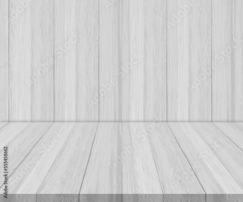 Woods board background. Painted wood wall for interior design background. Painted wood wall for interior design background. Product showcase empty room.Creative design.