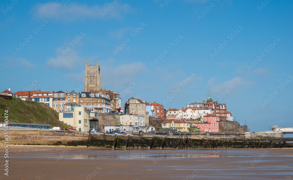 View of Cromer Town from the beach