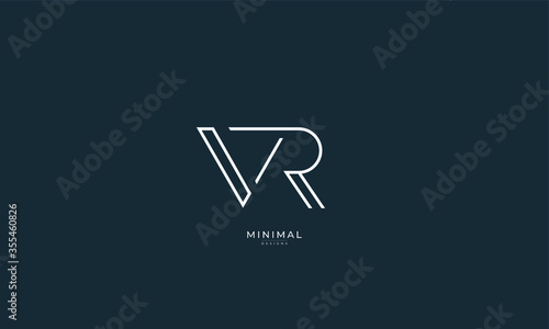 Alphabet letters icon logo VR © iDESIGN_4U