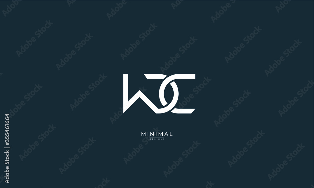 Alphabet letters icon logo WDC Alphabet letters icon logo WDC