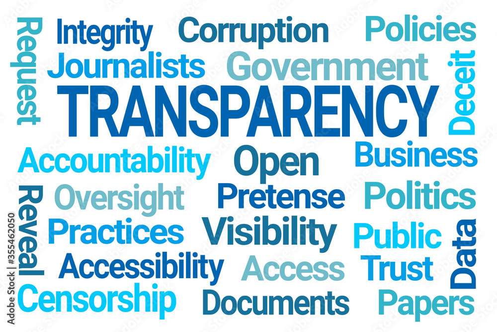 Transparency Word Cloud on White Background Transparency Word Cloud on White Background