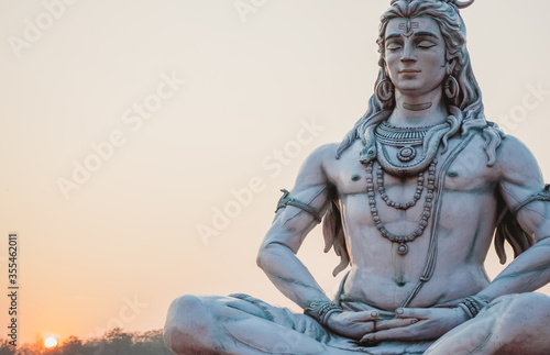 Fototapeta Close up of Shiva God in Rishikesh, India