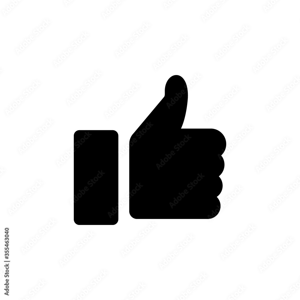 Like it sign icon. Hand showing thumb up. Vector illustration. Flat style isolated on background. Approval concept. Like it sign icon. Hand showing thumb up. Vector illustration. Flat style isolated on background. Approval concept.