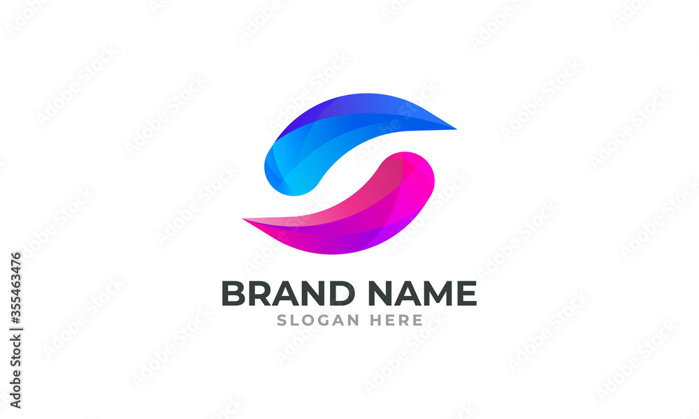 S modern letter logo design | S letter logo | S logo mark | Gradient s logo template S modern letter logo design | S letter logo | S logo mark | Gradient s logo template