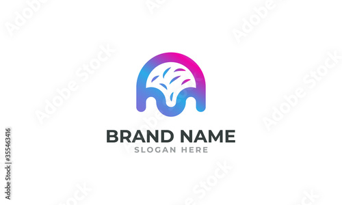 Brain modern logo design | Brain Logo Mark | Brain Logo Template