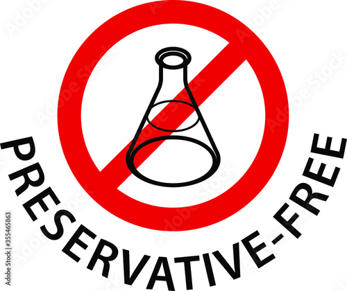 Food additive label: preservative free.