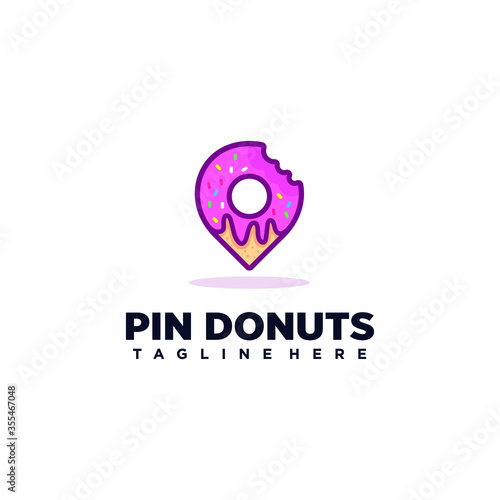 Donuts Logo Design Inspiration / Pin Creative Icon