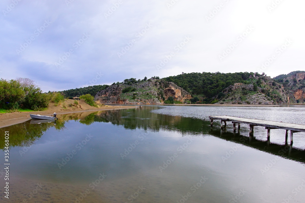 bridge over the river