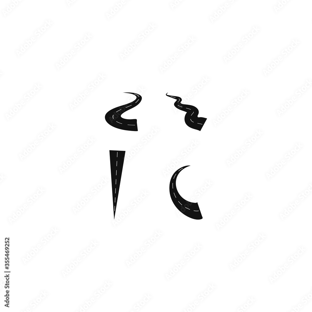 Way logo template vector icon illustration Way logo template vector icon illustration