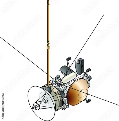 A deep space interplanetary and interstellar probe. Cassini.