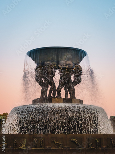 Photography Fountain in the Viegeland park